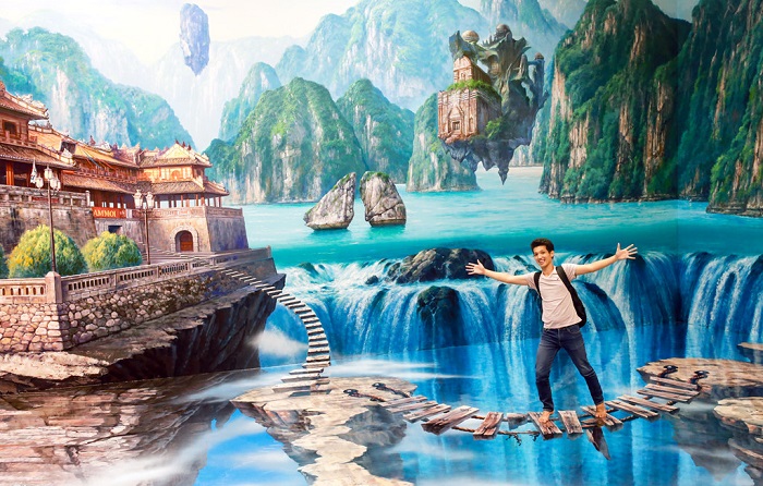 Sống động, kỳ ảo với những bức tranh tại Bảo tàng tranh 3D Đà Nẵng. (Ảnh: trích dẫn từ Dulichvietnam Online
